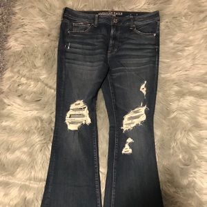 🦅 American eagle flare jeans